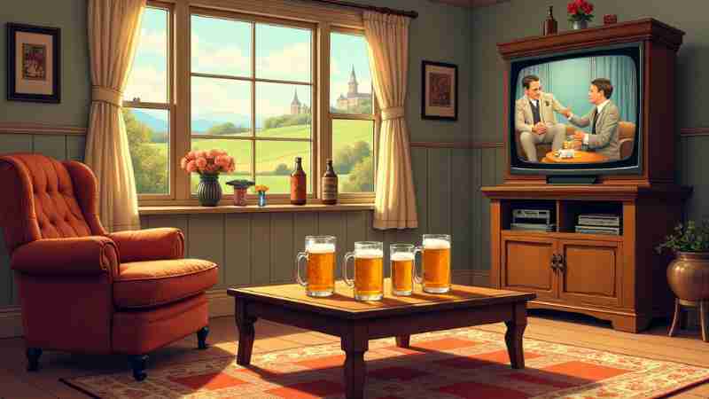 12 British TV Classics Meet Their Perfect Brew Match, Concept art for illustrative purpose, tags: und - Monok