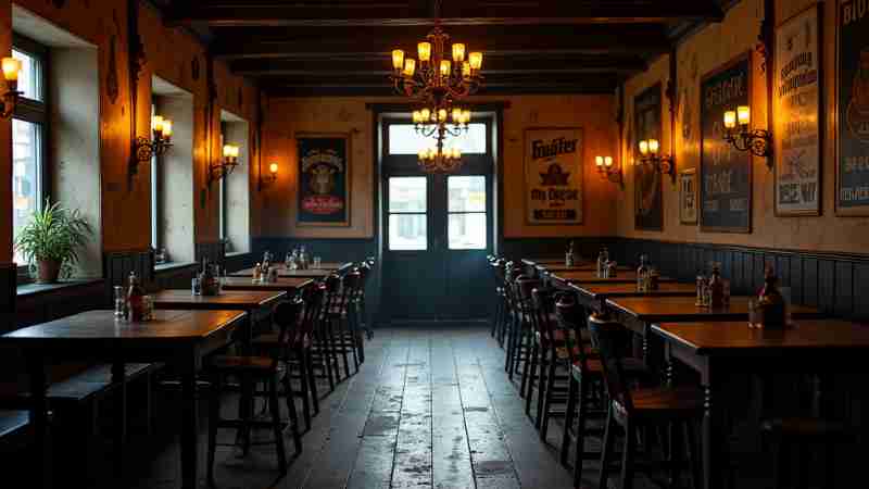 The Decline of German Beer Culture - An Ongoing Shift, Concept art for illustrative purpose, tags: deutsche kneipen craft-bier und gesundheitstrends - Monok